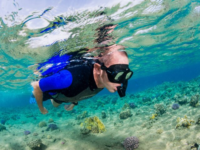 snorkeling_sub-100-_dsc0052 Beginner Snorkeller exploring the reef in shallow waters