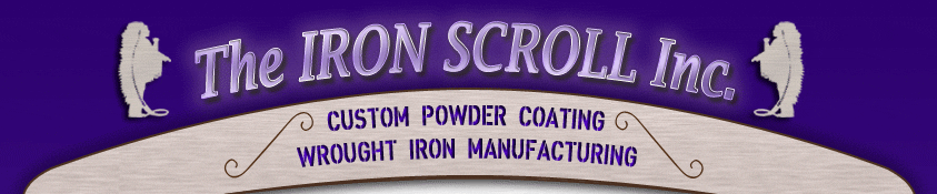 Custom Powder Coating Wrought Iron Manufacturing - The Iron Scroll Inc. of Yuma, AZ.