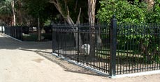 Perimeter Gate Custom Home Fence