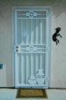 Custom Screen Door Iron Scroll of Yuma